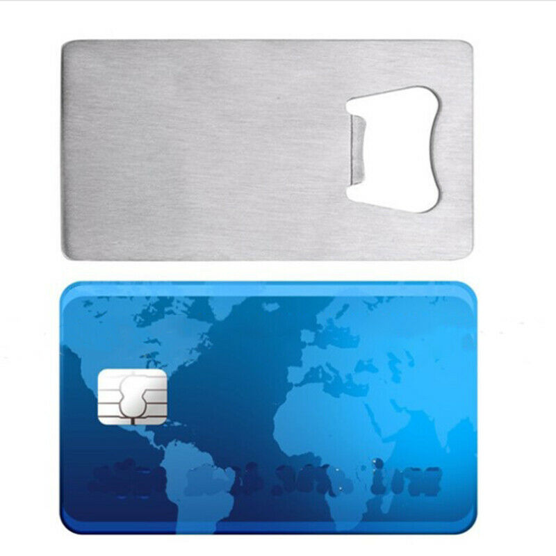1Pc Stainless Steel Credit Card Bottle Opener Business Card Beer Opene.l8