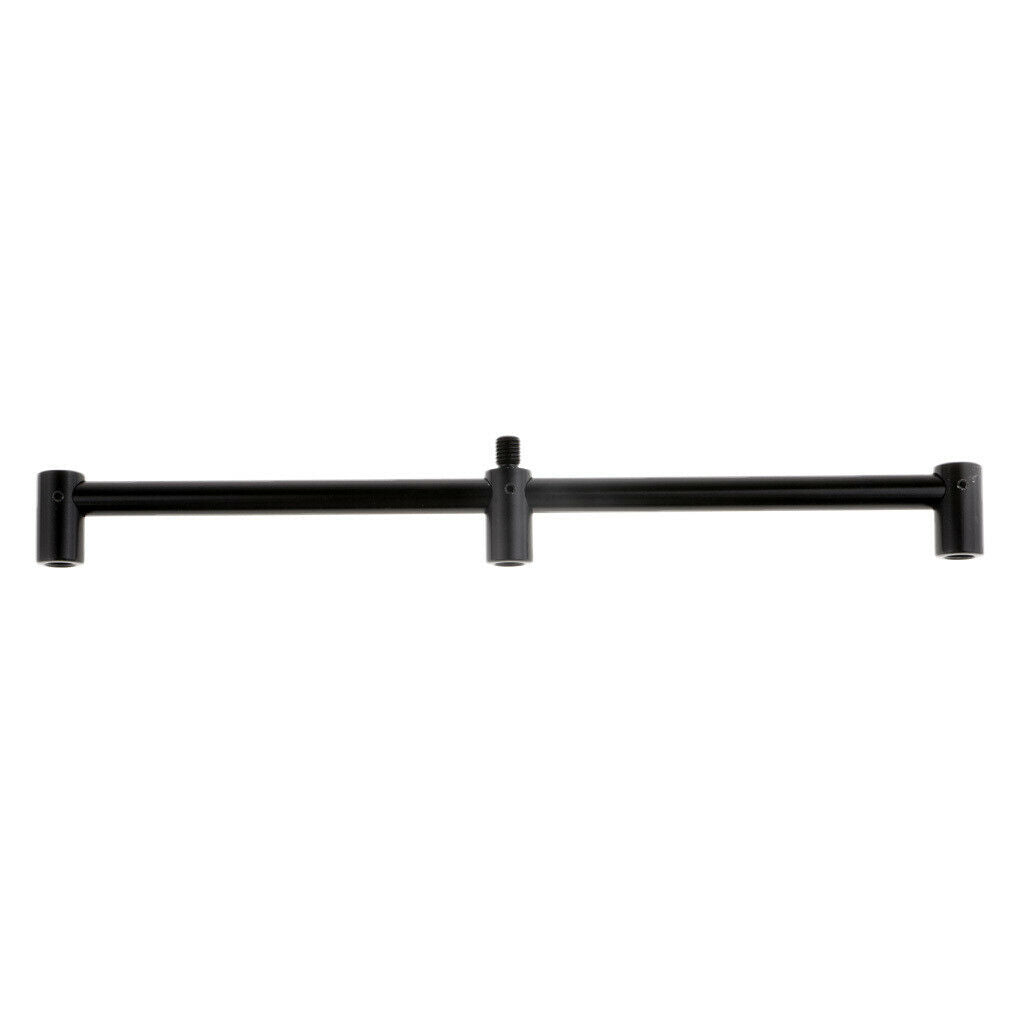 Carp Fishing Buzz Bar Fishing Rod Pod Holder Buzzer Bar for 3 Rods Black