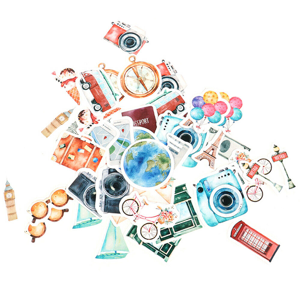 46 pcs/Set One Person Travel Planner Stickers Scrapbooking Journal StickerY1