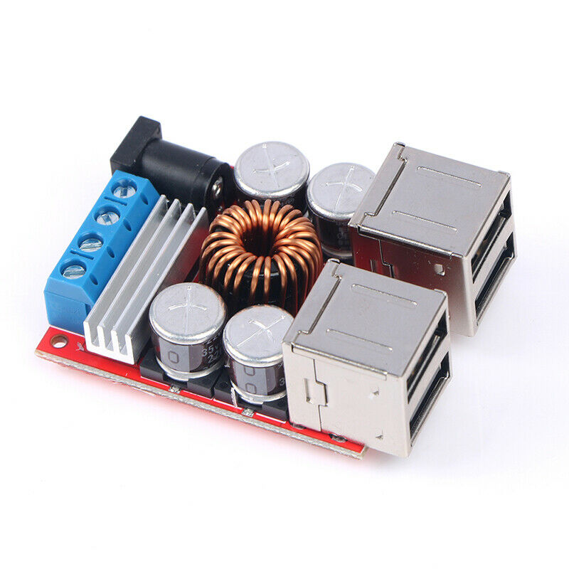 8V-35V to 5V 8A Power Supply Depressurization Module 4 port USB Output Charg TL