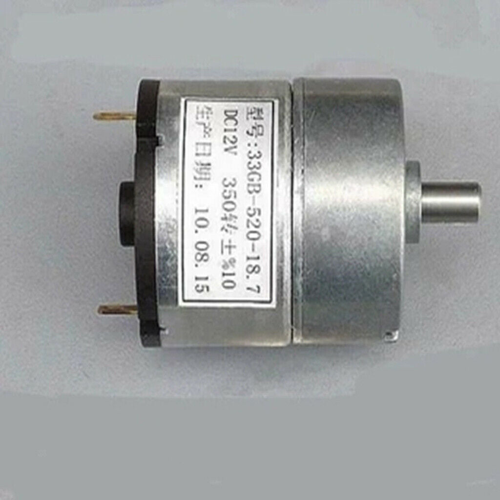 Mini   Electric Motor 12V DC High Torque Motor Deceleration Motor Metal