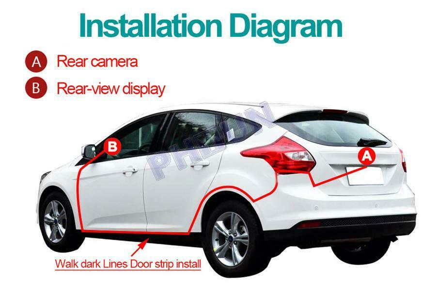 170 Degree Car Rear View Camera MINI Backup Camera HD Night Look Universal