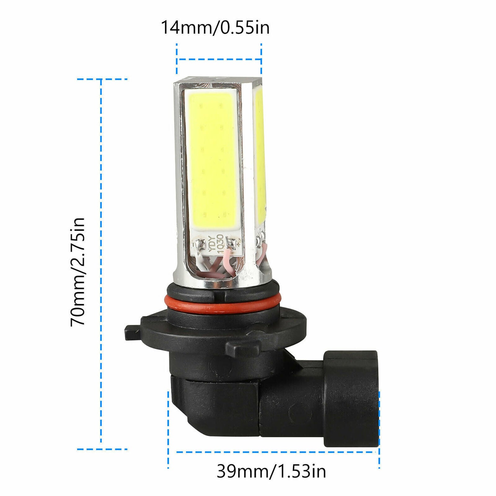 9005 9006 Combo 200W LED Headlight Bulb Kits High Low Beam Fog Light White 6000K