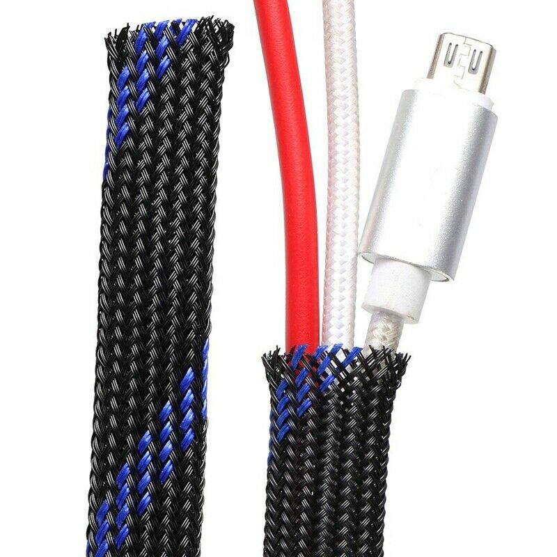 Pet Braided Sleeving 32.8 Feet 10M Expandable Cable Wrap 10Mm Diameter Wire S7