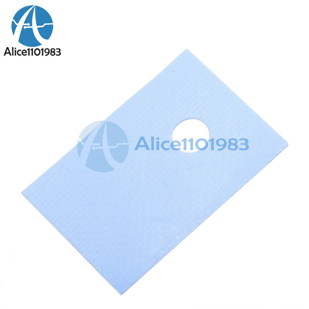 1000PCS TO-220 Insulation Pads Silicone Heatsink Shim for Laptop GPU CPU