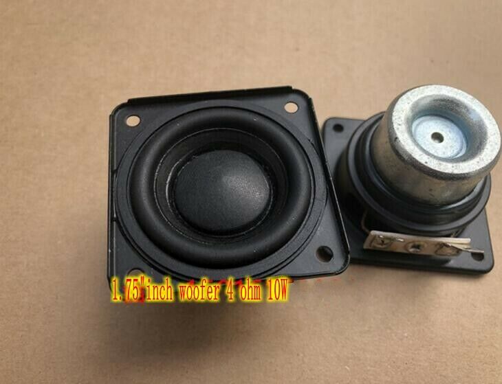 2pcs 1.75"inch 48mm Woofers 4Ω 10W Neodymium Speaker Loudspeaker Audio Parts