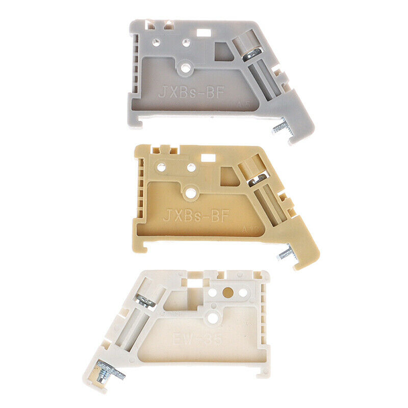 10PC EW-35 SAK JXBS-BF Terminal Din Rail End Bracket Terminal Fixings PartsB Tt