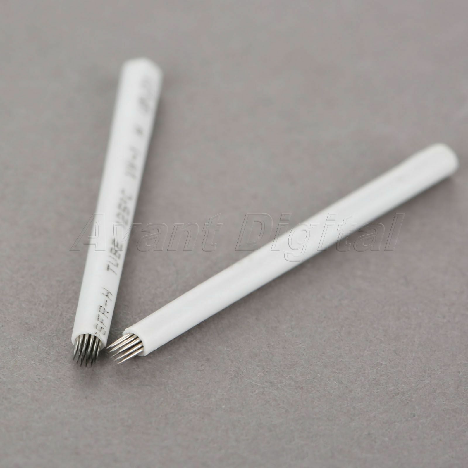 10pcs Stainless Steel Microblading Eyebrow Pen Needle Pen 18pin Round Fog Tattoo