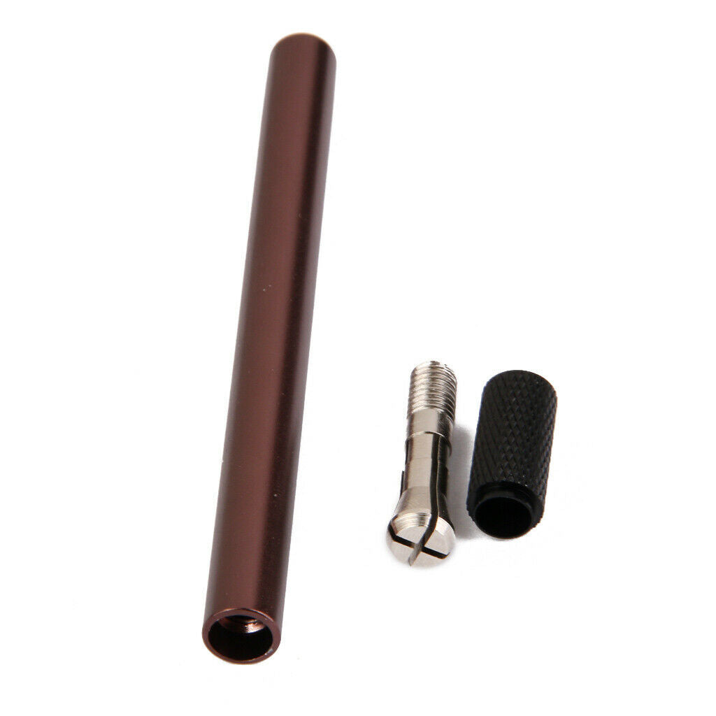 Manual Tattoo Pen Handle For Permanent Eyebrows Aluminum Alloy Coffee