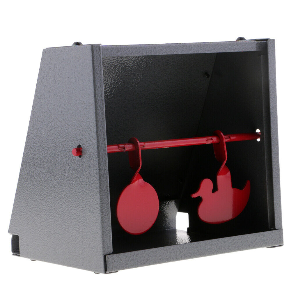 Integrated Shooting Target with Pellet Trap Catcher Black for Shooting Training