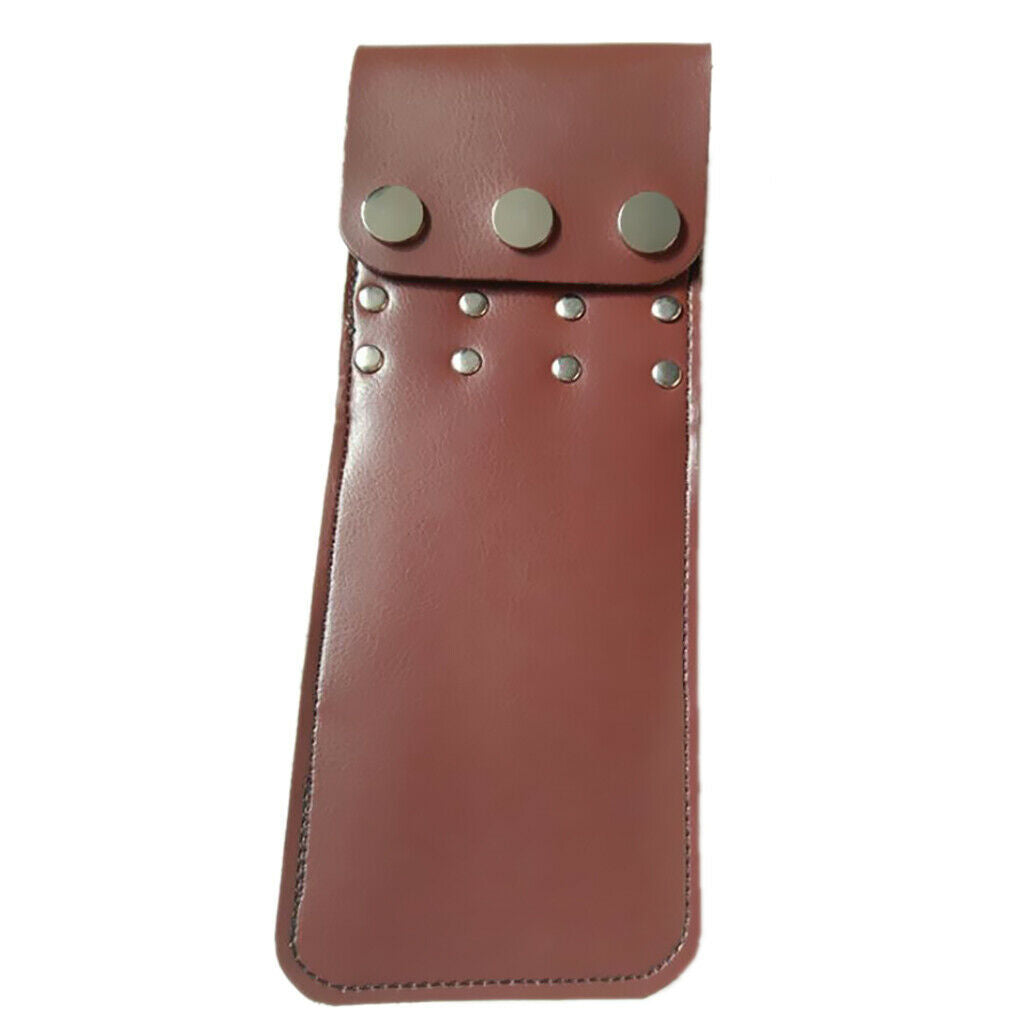 Hunting Archery Leather Arrow Quiver Pocket Holder Bag for 12 Arrow Brown