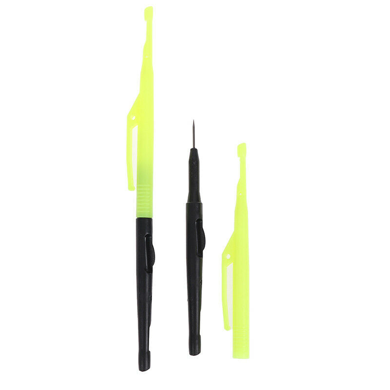 2Pcs Loop Tier Tool Fishing Hook Remover Unhook Extractor Knot Picker Nee.l8