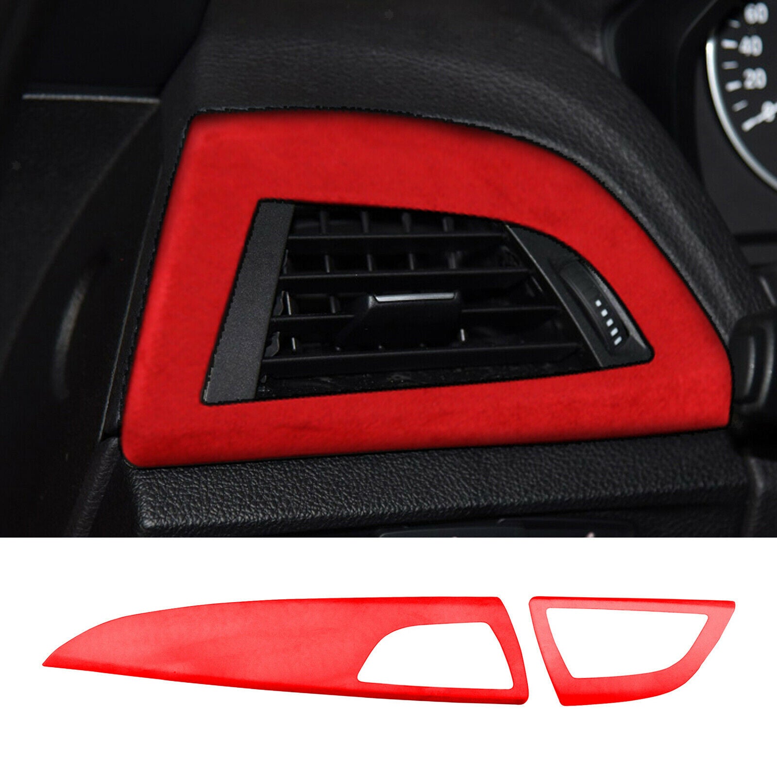 Dashboard Decals Stickers Compatible For BMW F23 1 Series 2 Series B,red