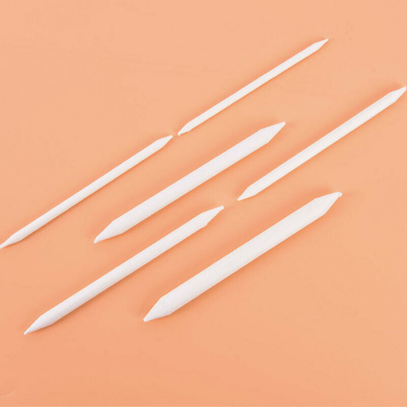 6pcs/set Blending Smudge Stump Stick Tortillon Sketch Art White Drawing C.l8