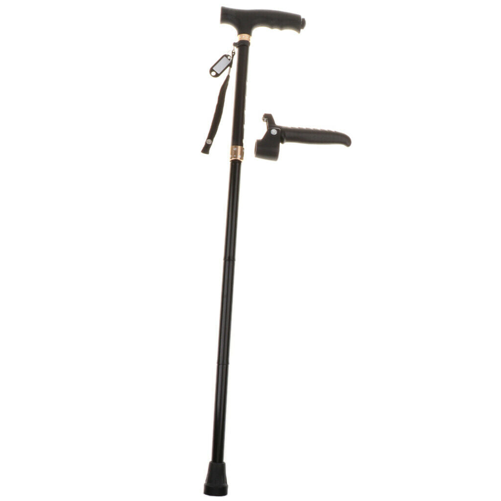 Anti Shock Trekking Poles Collapsible Anti Slip Hiking Walking Support Stick