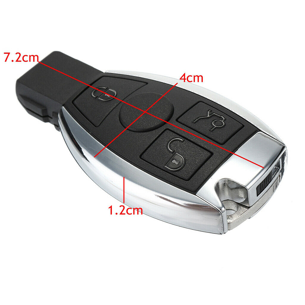Smart Remote Key Fob 3 Button for Mercedes- 2000-2017