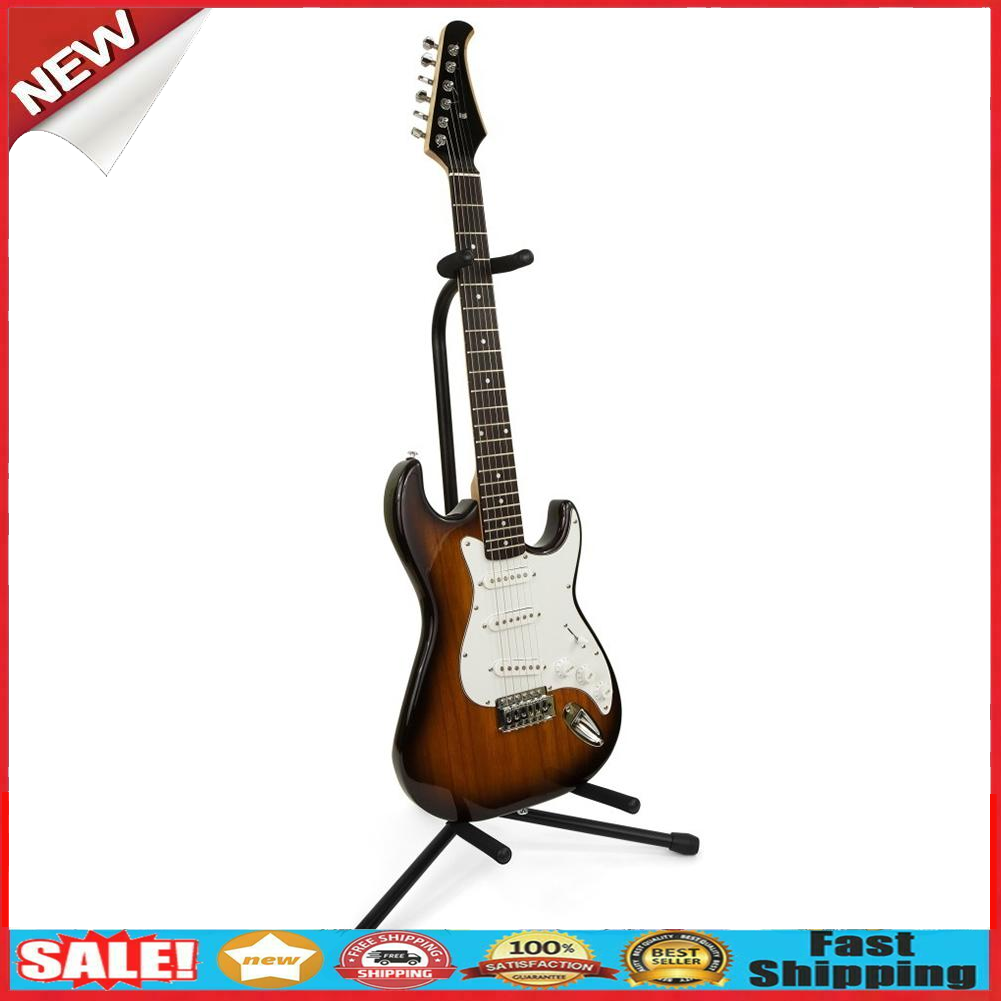 Guitar Floor Stand Holder Portable Bass Display Rack Folk Guitar Bracket @