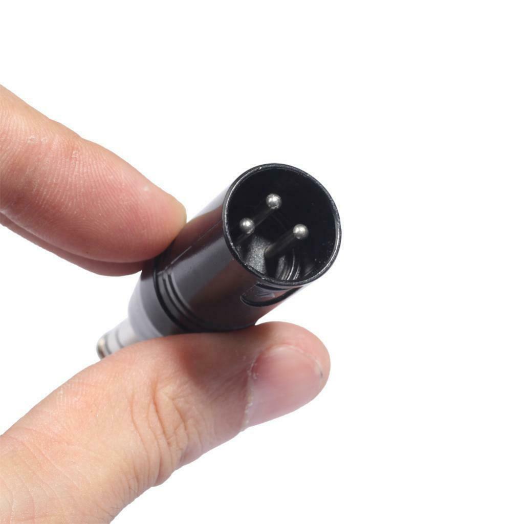 3 Pin XLR Male To 6.35mm Male Mono    Adapter Microphone