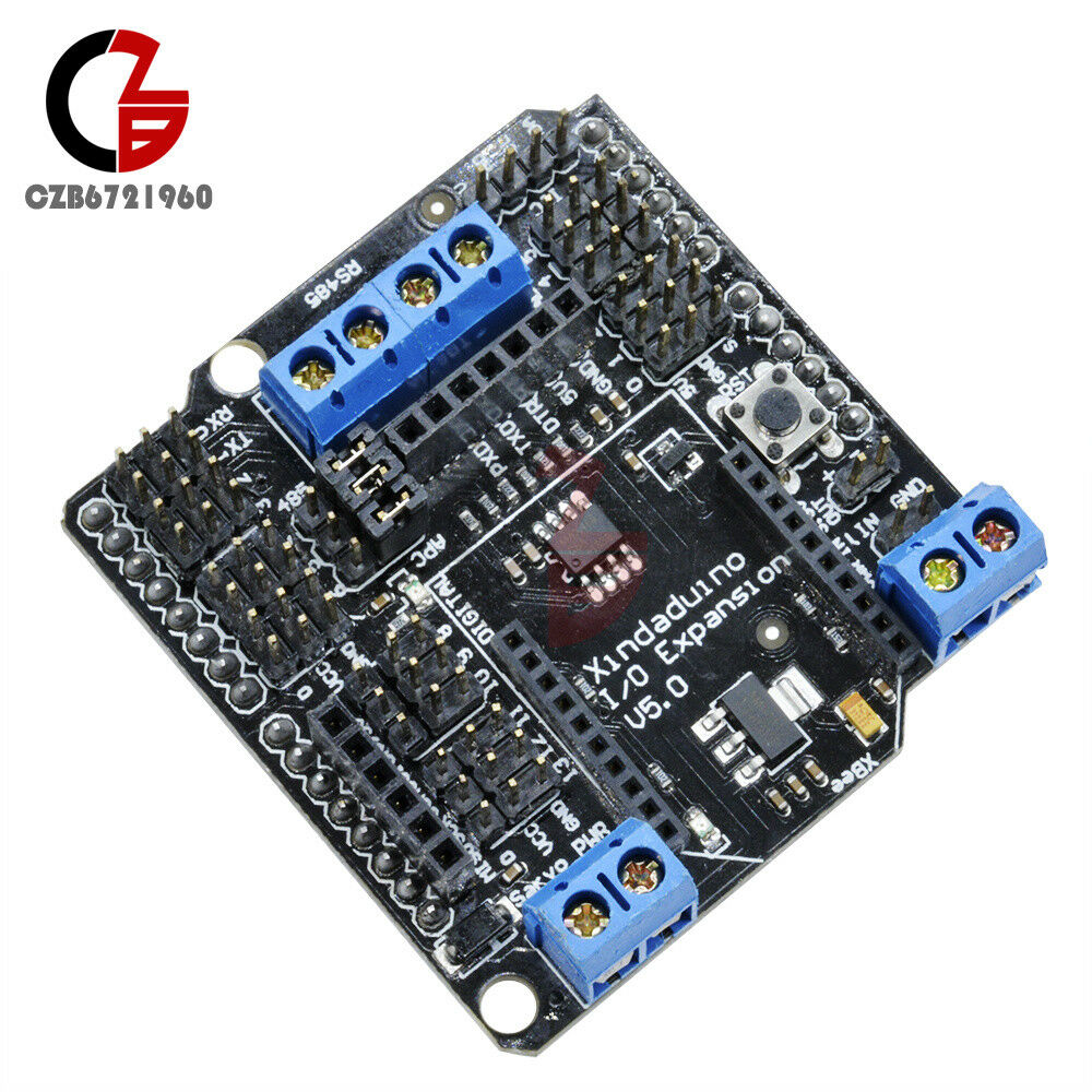 V5 I/O Expansion Shield Xbee Sensor Shield SRS485 Bluetooth PWM for Arduino SD