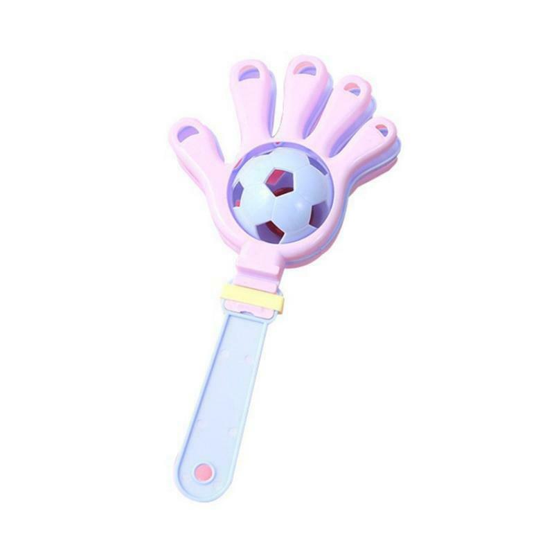 Kids Rattle Toys Bright Color Double Ball Inside Funny Accompany Toys