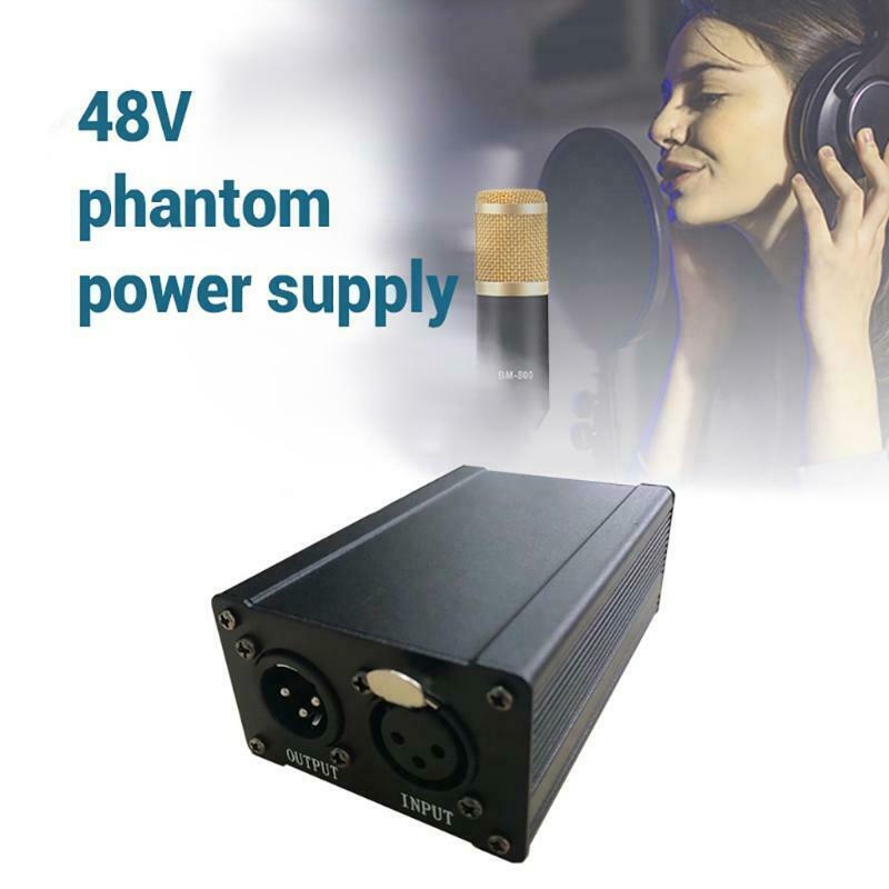 Condenser Microphone Phantom Power GAZ-PS02 Professional USB Power Supply