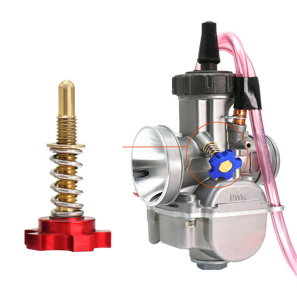 Red Motorcycle Air Fuel Mixture Idle Speed Adjuster Screw for PWK Carburetor