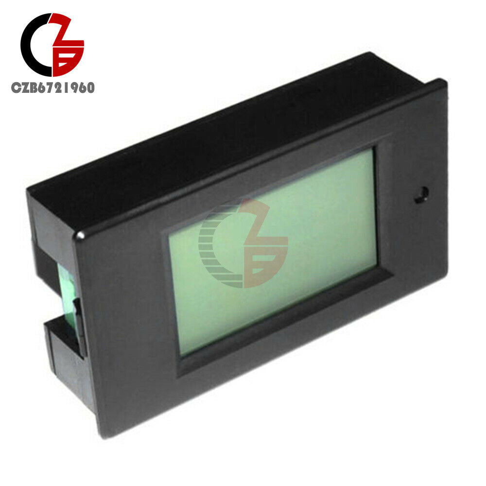 50A LCD Power Panel Meter Power Energy Monitor Voltmeter Ammeter DC 6.5~100V