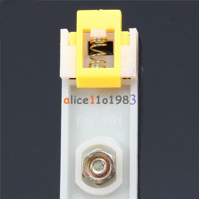FS101 10A 6*30mm Fuse Socket With Indicator Light DIN RAIL Mounted Fuse