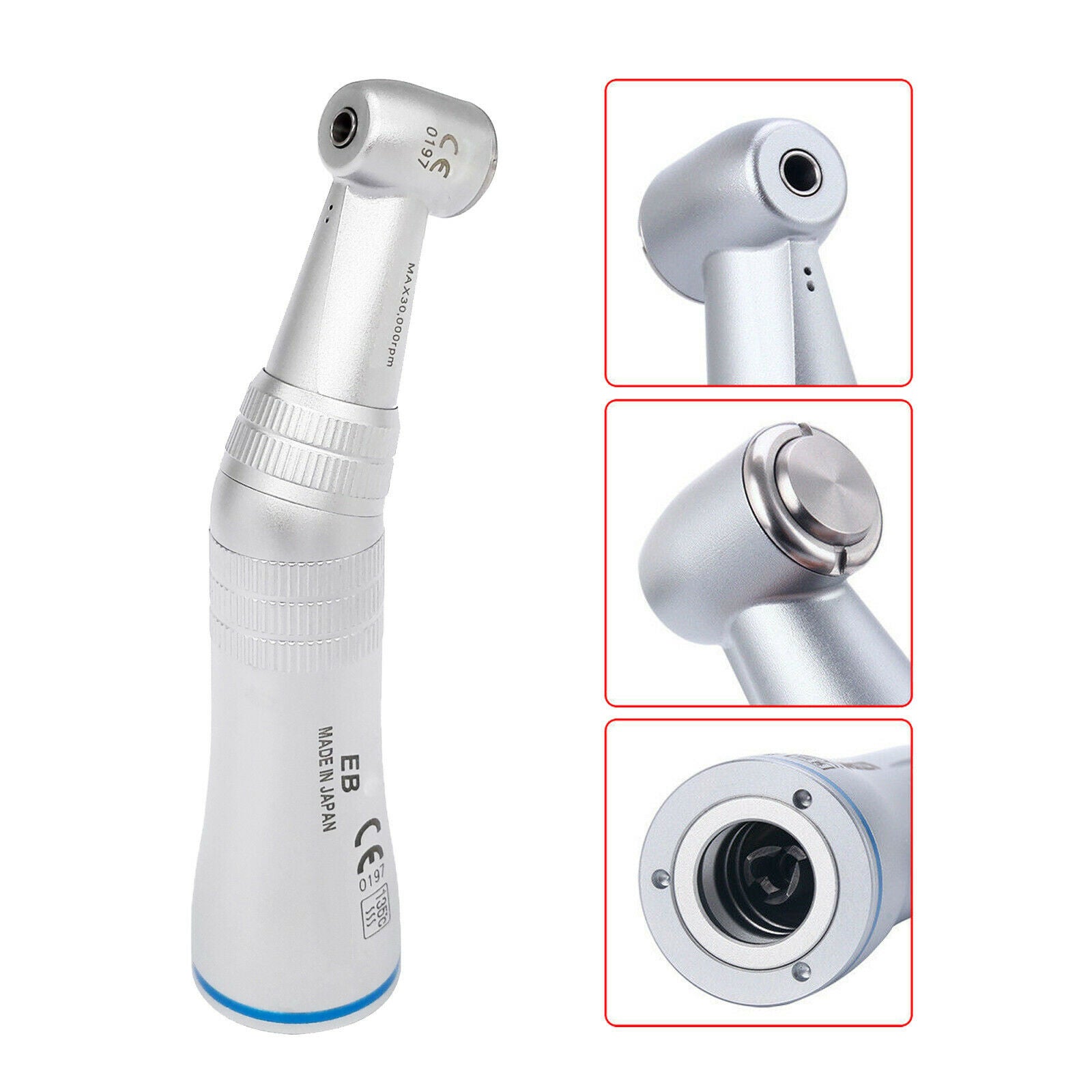 Dental Internal Inner Water Spray Push Button Contra Angle Low Speed Handpiece