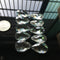 10Pcs 28mm Clear Glass Crystal Prism Tear Drop DIY Pendant Chandelier Jewelry