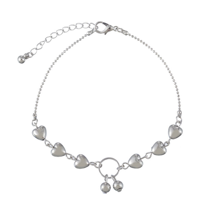 Women Heart Cherries Chain Anklets Bracelet Barefoot SandalsBeach Foot Jewe~Z Rf