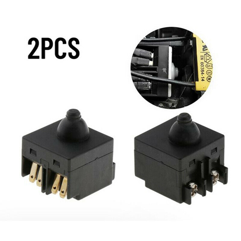 2pcs Replacement Push Button Switch For Angle Grinder GWS6-100 Polis DbAPUKY XC