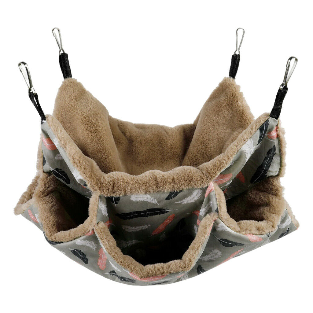 Pet Hammock Birds Hamster Squirrel Toys Guinea Pig Rat Cage Nest Hanging Beds