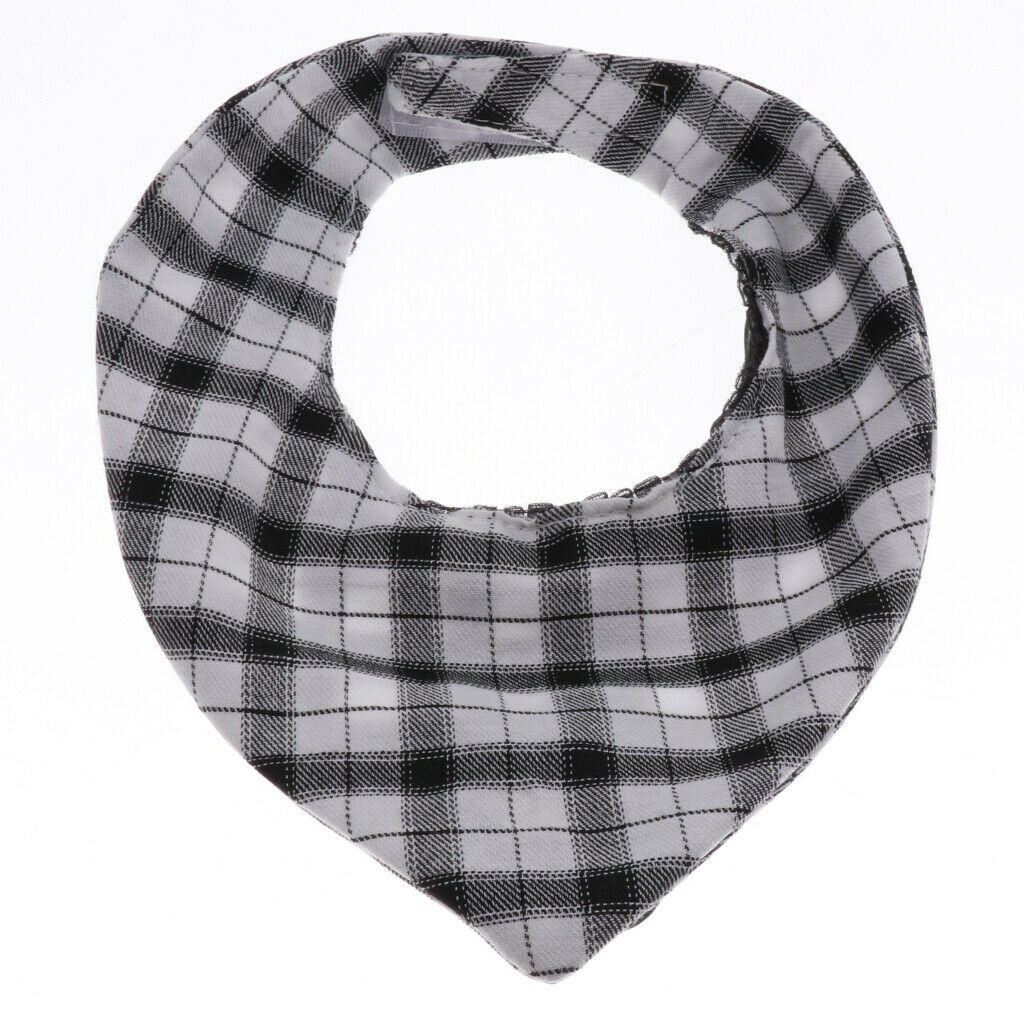 Puppy Bandana Collar, Dog Bandage Scarf with Flower Pet Gift for Party Black