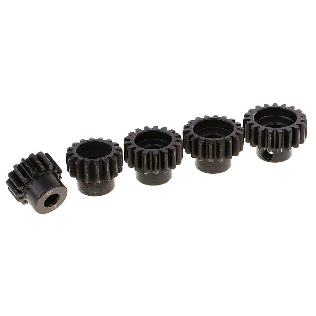 1/8 RC Monster Truck Car Accs 5mm Motor Gears 15T 16T 17T 18T 19T Pinion M1