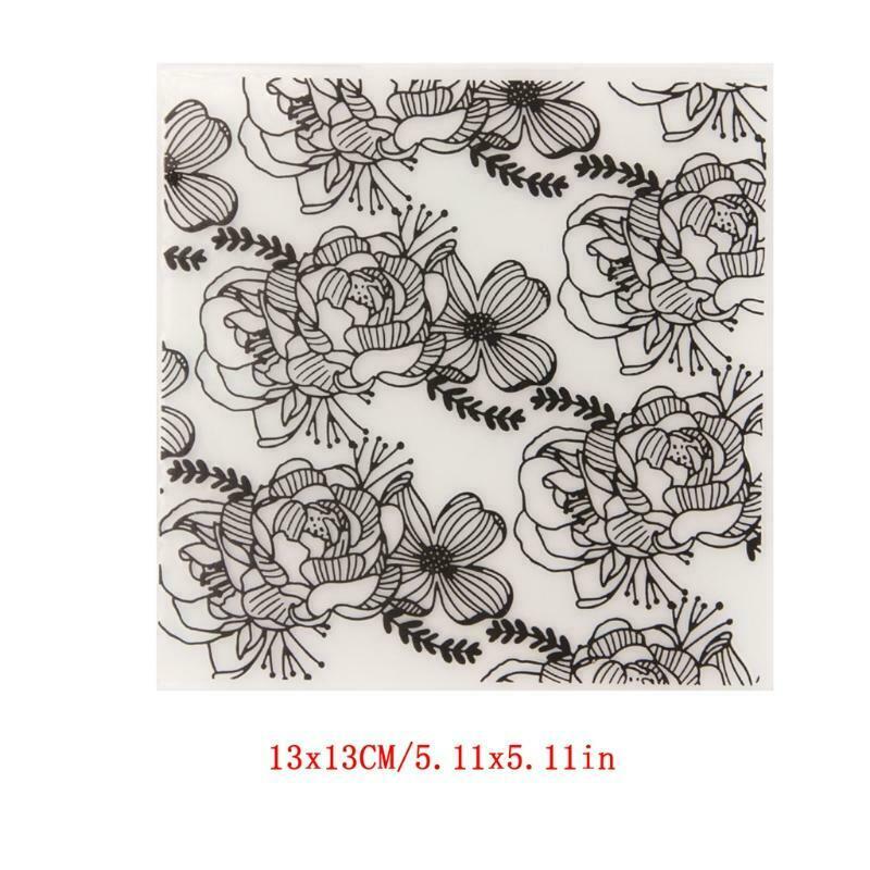 Delicate Plastic Embossing Folder Pattern Background Uneven Embossing Template