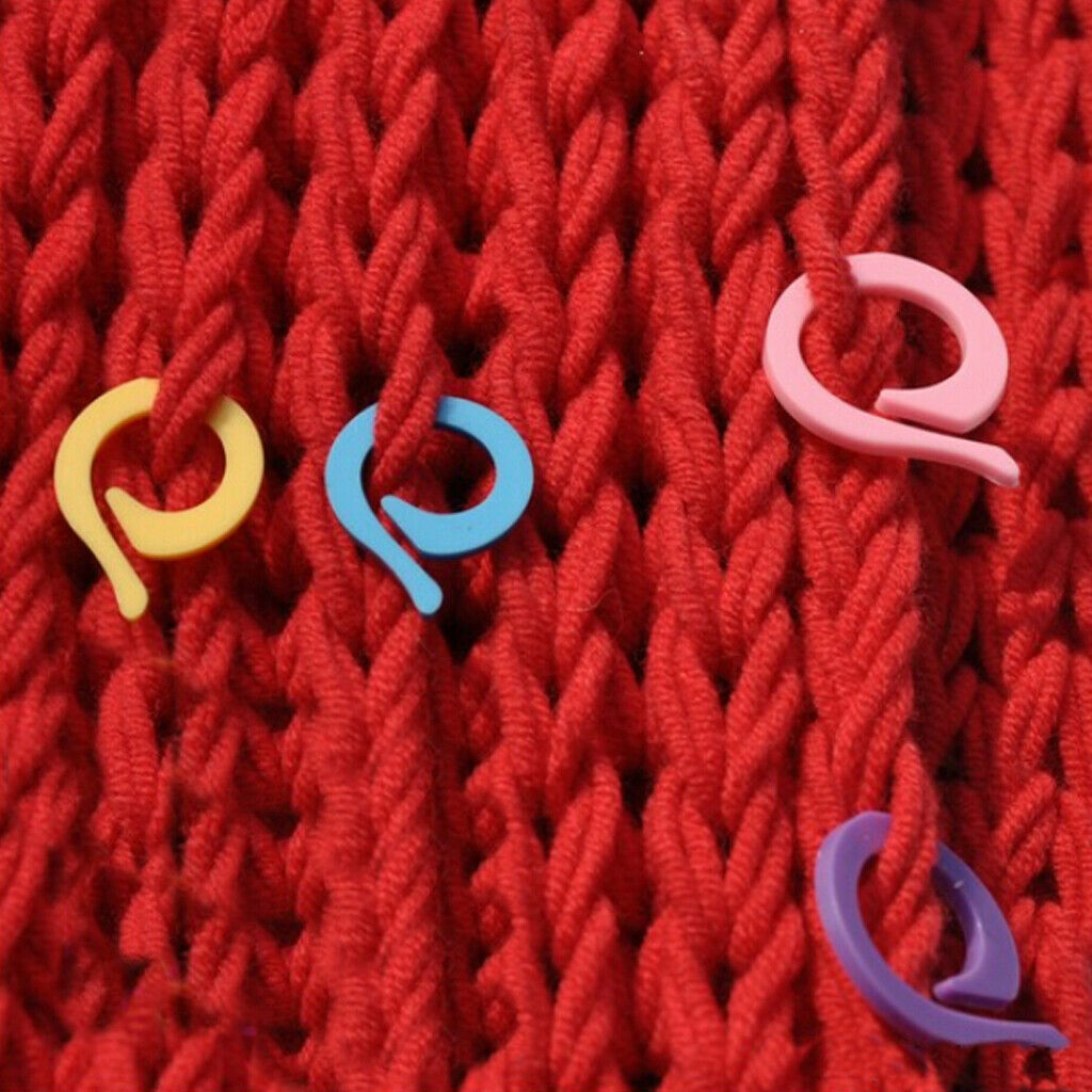 20pcs Stitch Marker Ring DIY Knitting Tools Crochet Locking Sewing Accessories
