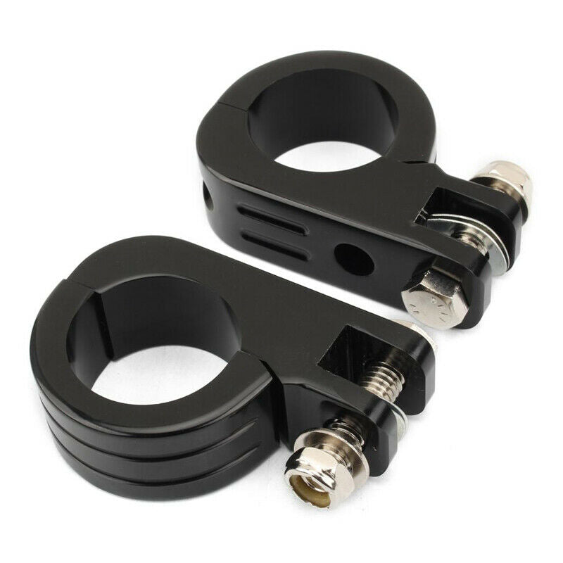 Motorcycle 1 1/4" 32mm Engine Crash Highway Bars Footpeg P-Clamp Mounting kits