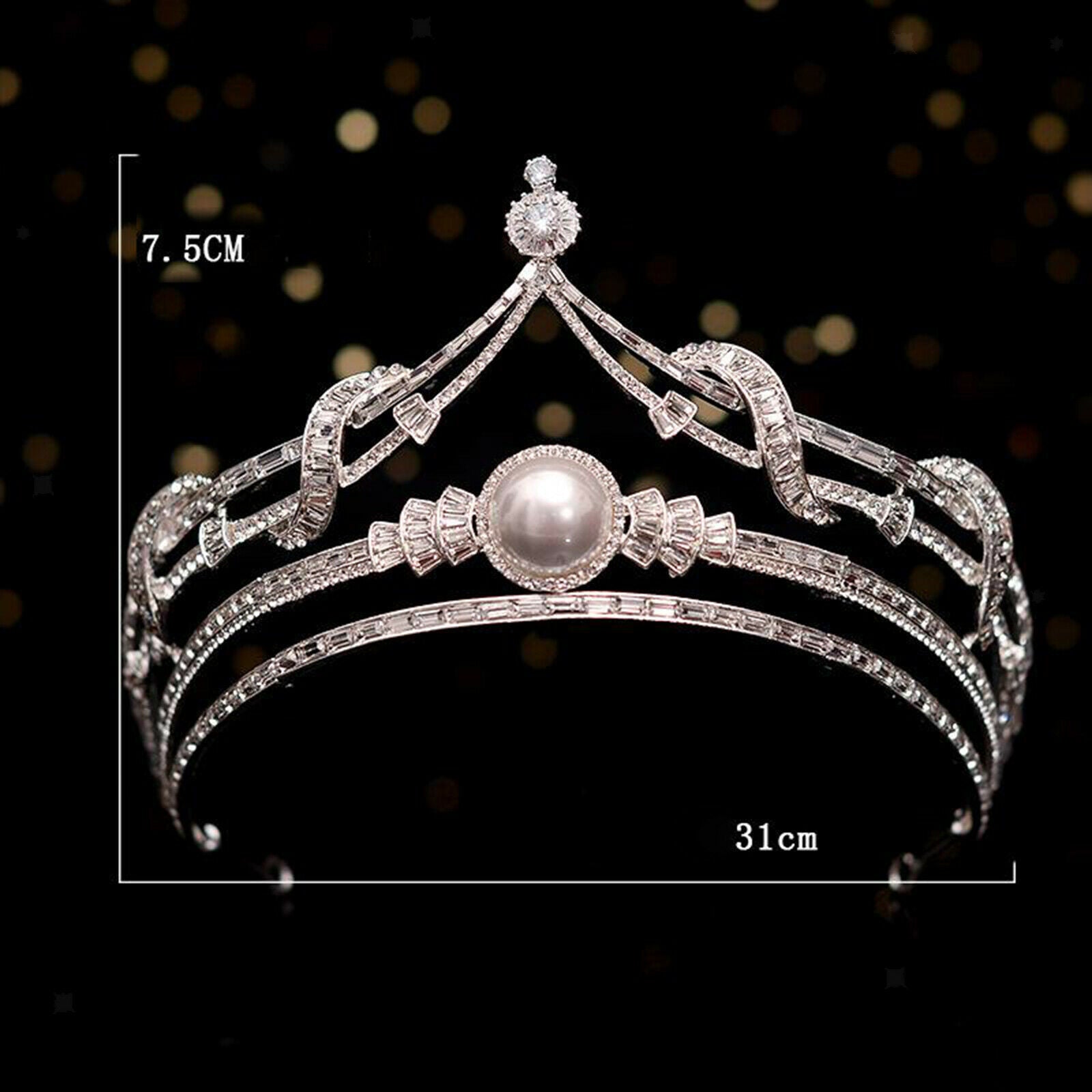 Bridal Fairy Princess Crown Headband Hair Band Party Headwear Headdress