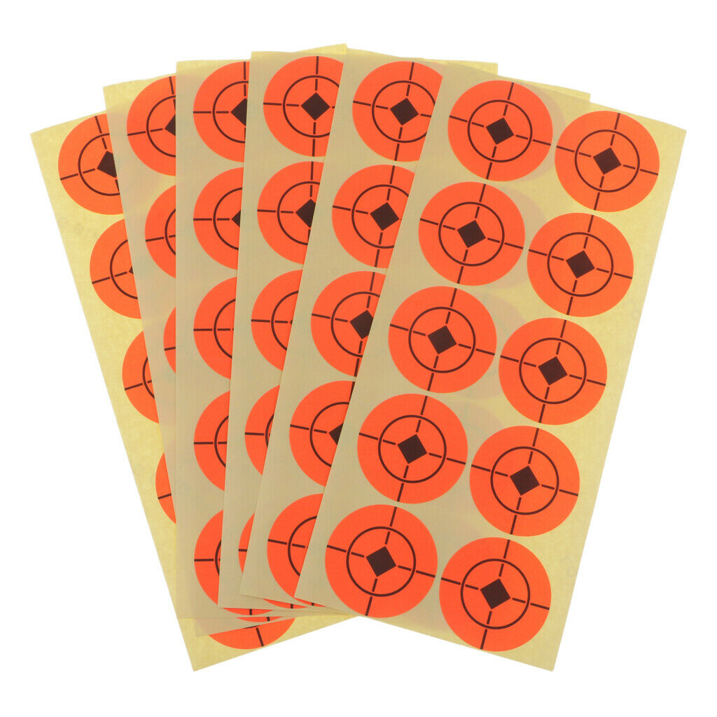 Targets - 1.6 inch    Reactive Self Adhesive Hunting Targets - Paper Targets