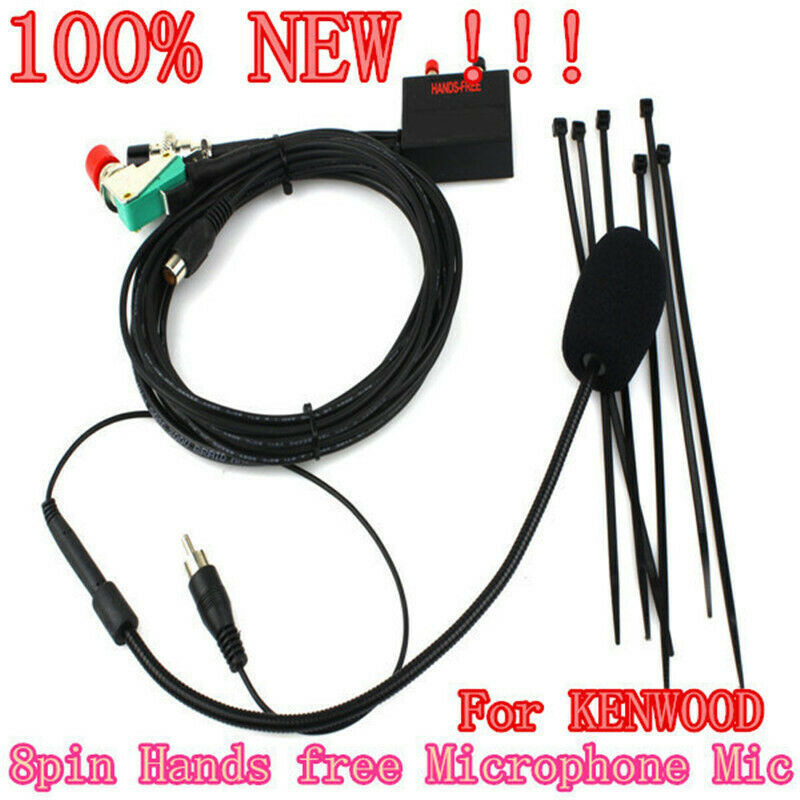 8 Pin Hands-Free Car Aviation Microphone for Radio Walkie Talkie TM241/TM231/441