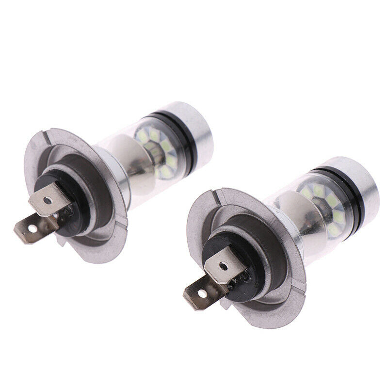 2x H7 100W High Power 20-SMD LED Fog Light Bulb C Driving Lamp DRL 10000K B BDA