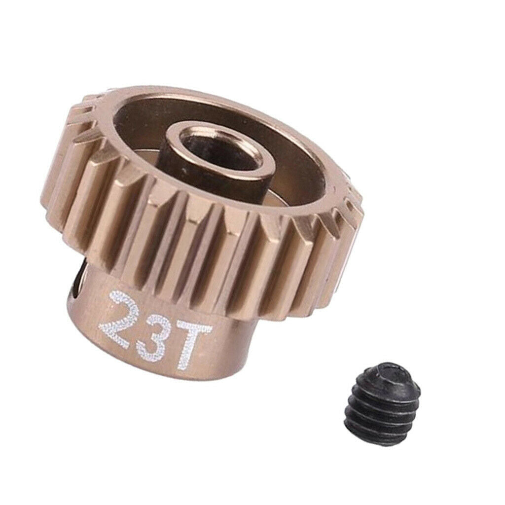 48P 13mm 23T Pinion Motor Gear for RC 1:10 Racing Car Motor Pinion Replacement