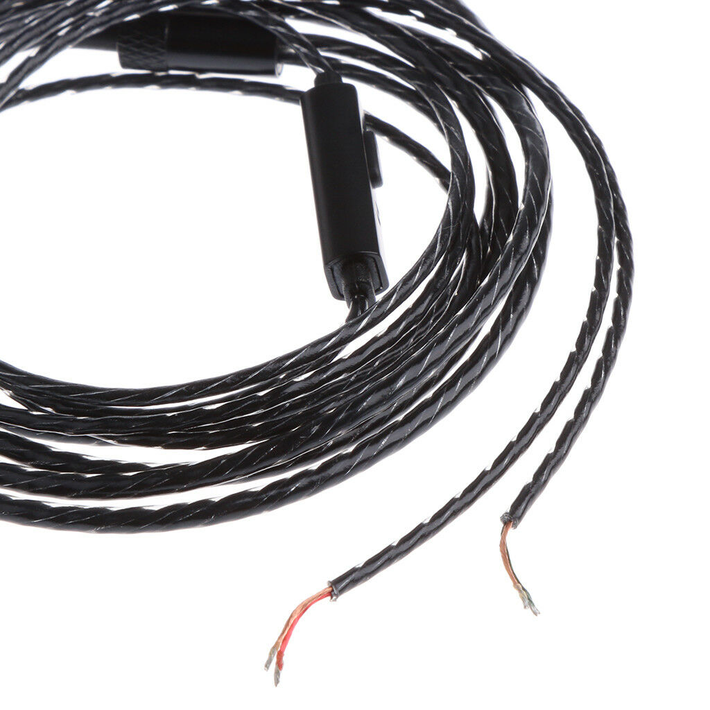 3.5mm DIY Earphone Audio Cable with Mic Headphone Repair Wire For Cell Phone