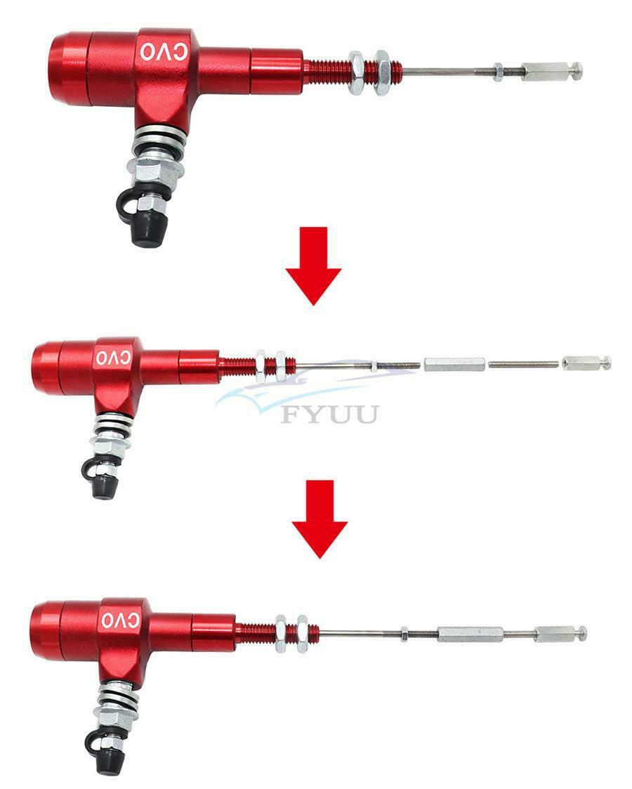 1PCS Red Motorcycle CNC Aluminum Hydraulic Clutch Master Cylinder Brake Lever