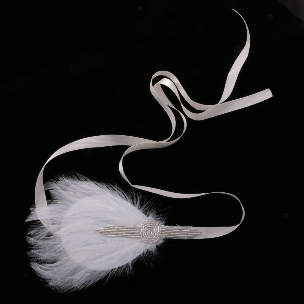 Ms.  Headband Of 1920s Large Fascinator Hair Accessories