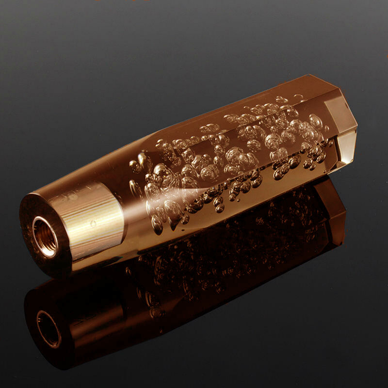 Universal Octagon Crystal VIP Manual Bubble Gear Shifter Shift Knob 150mm