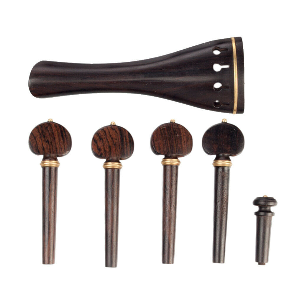 Wooden 4/4 Violin Piece Set with Tuning Tip