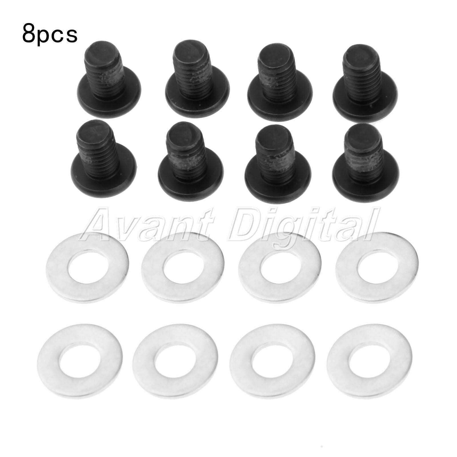8Pcs/Pack 8mm Hexagon Socket Cap Skating Screws Nail with Gasket For 4mm Wrench