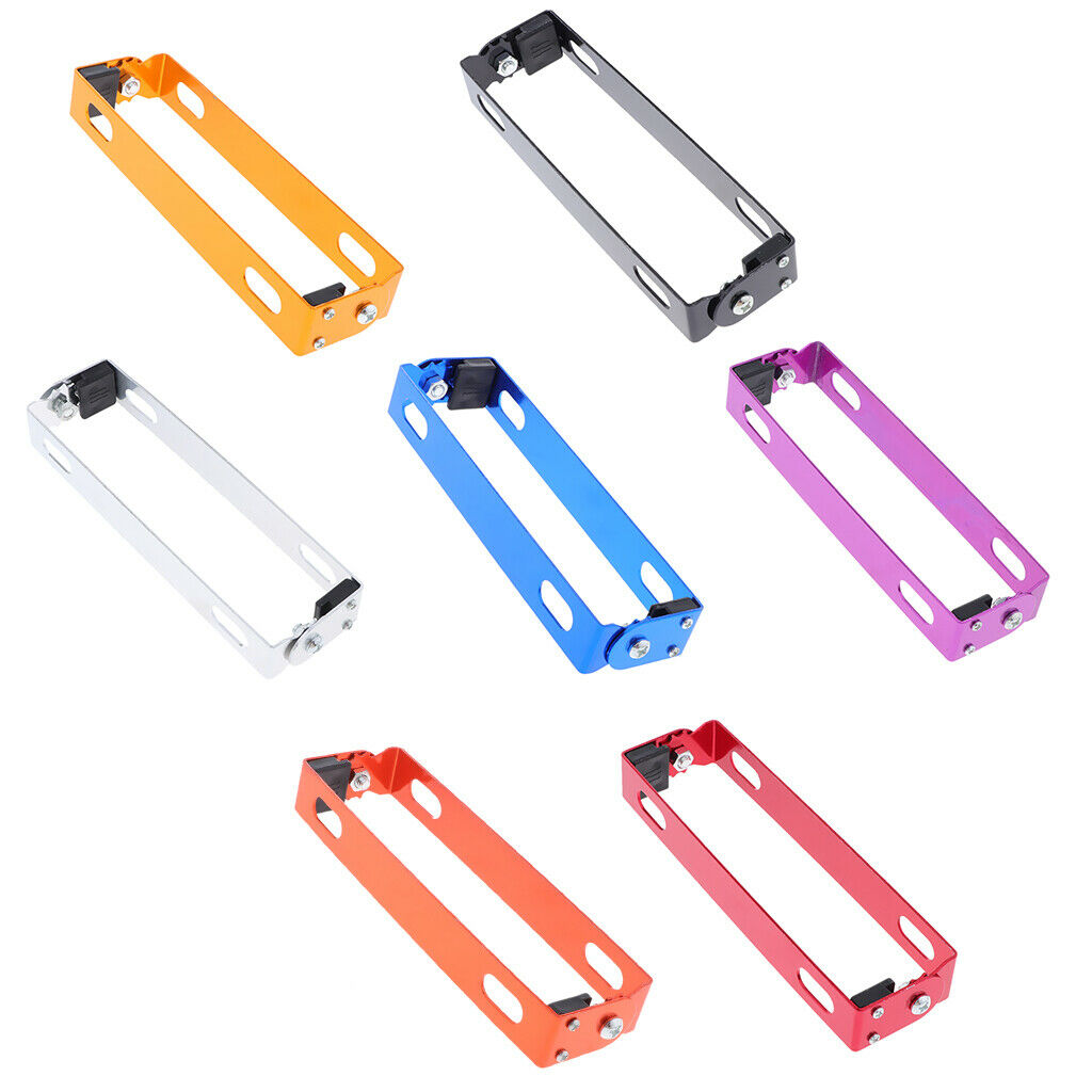 Adjustable  Motorcycle License Plate Frame for Electric Scooters Yellow